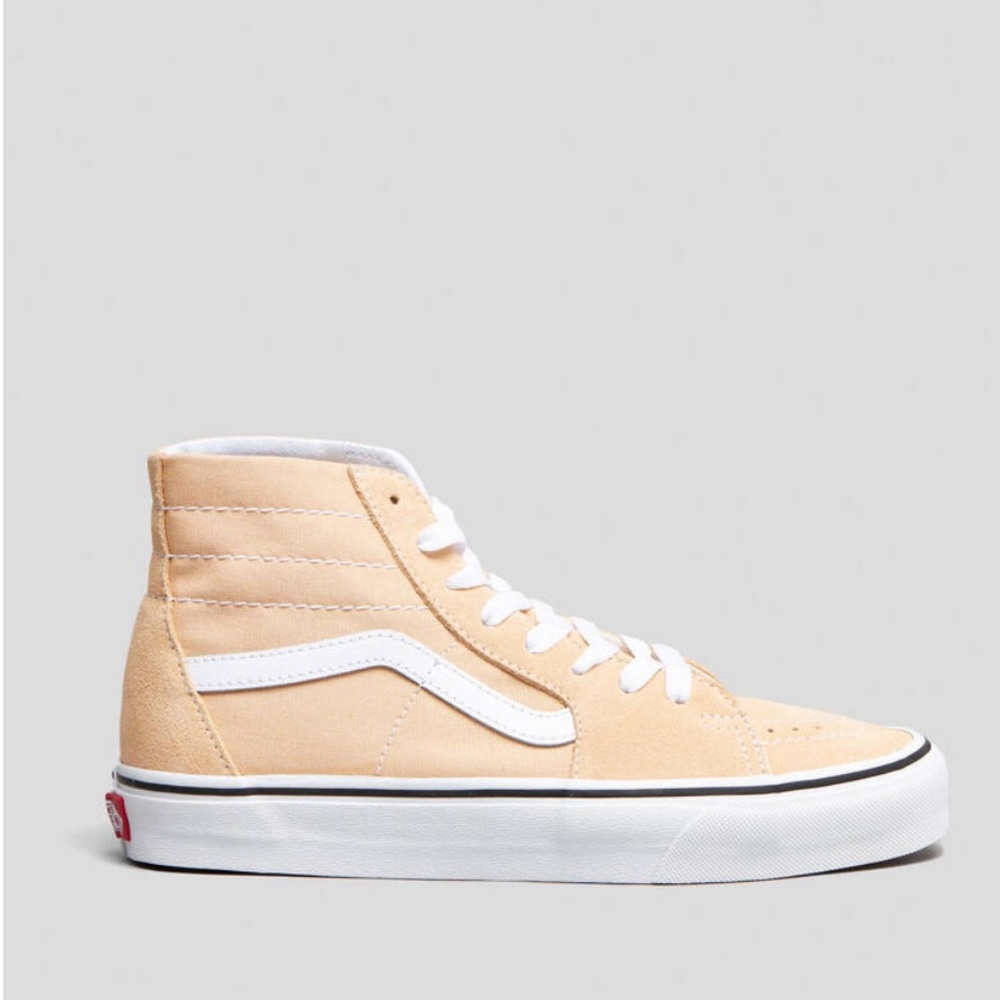 Brand New peach sk8 hi tapered color theory vans sneakers